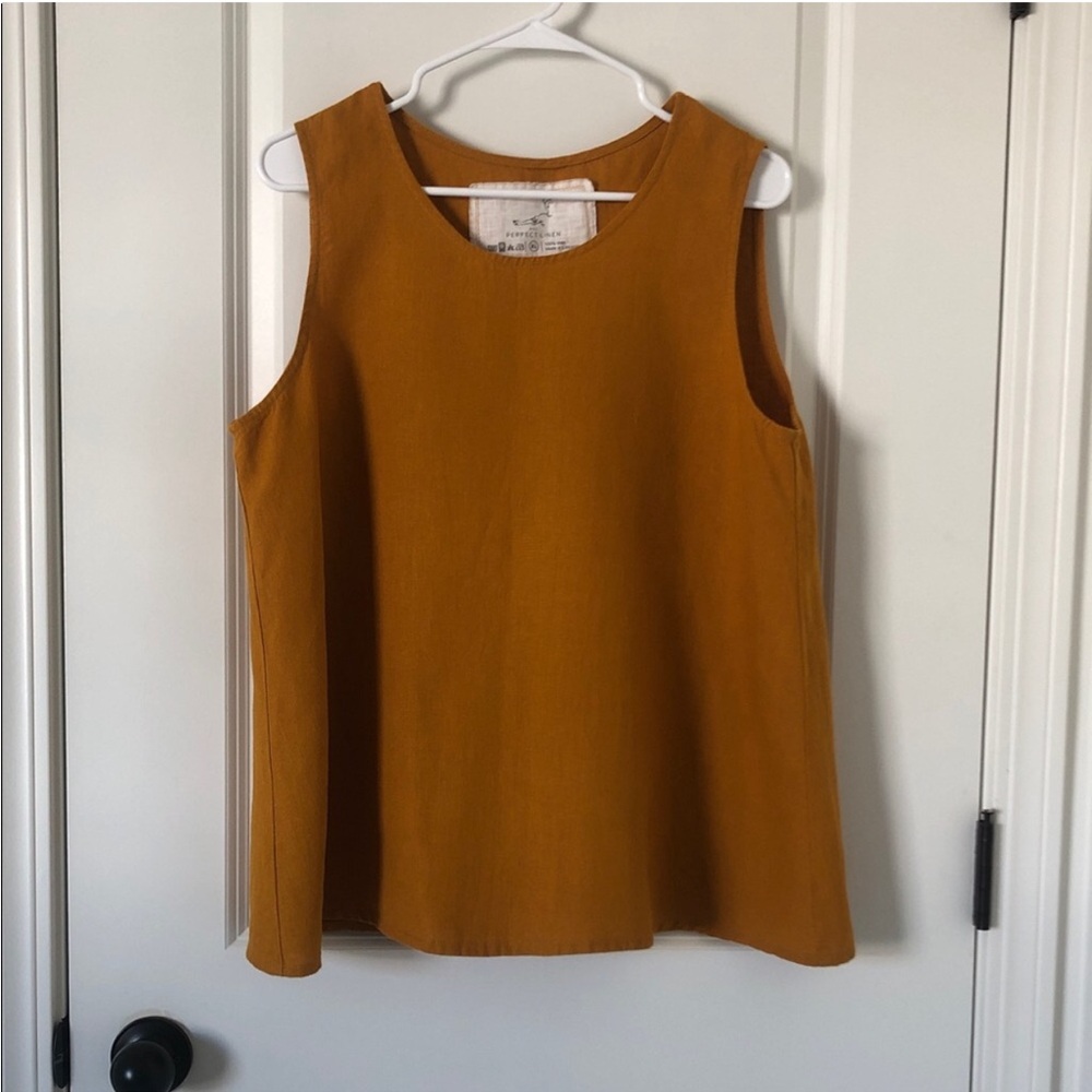 NEW notPERFECTLINEN PRAGUE Linen Top